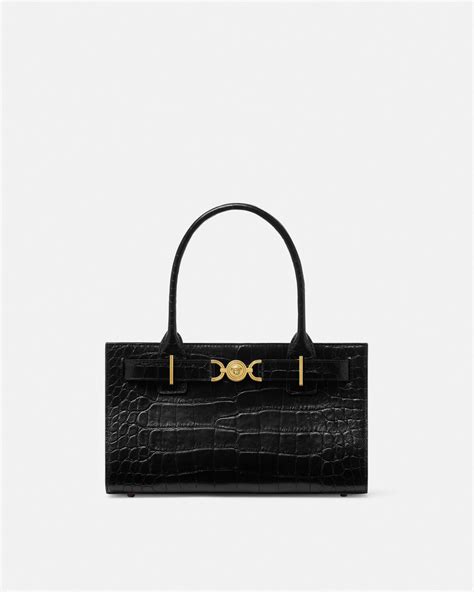 versace collection croc leather tote.jpg